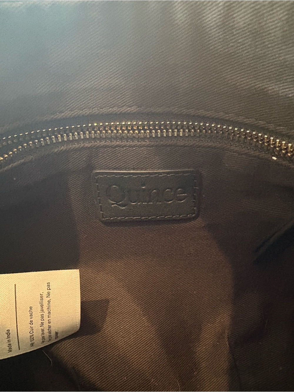 Quince Black Sloane Handwoven Mini Shoulder Bag - Picture 9 of 15